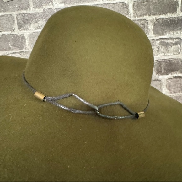 NWT Tart wide brim floppy hat green 100% wool OS - Picture 4 of 9